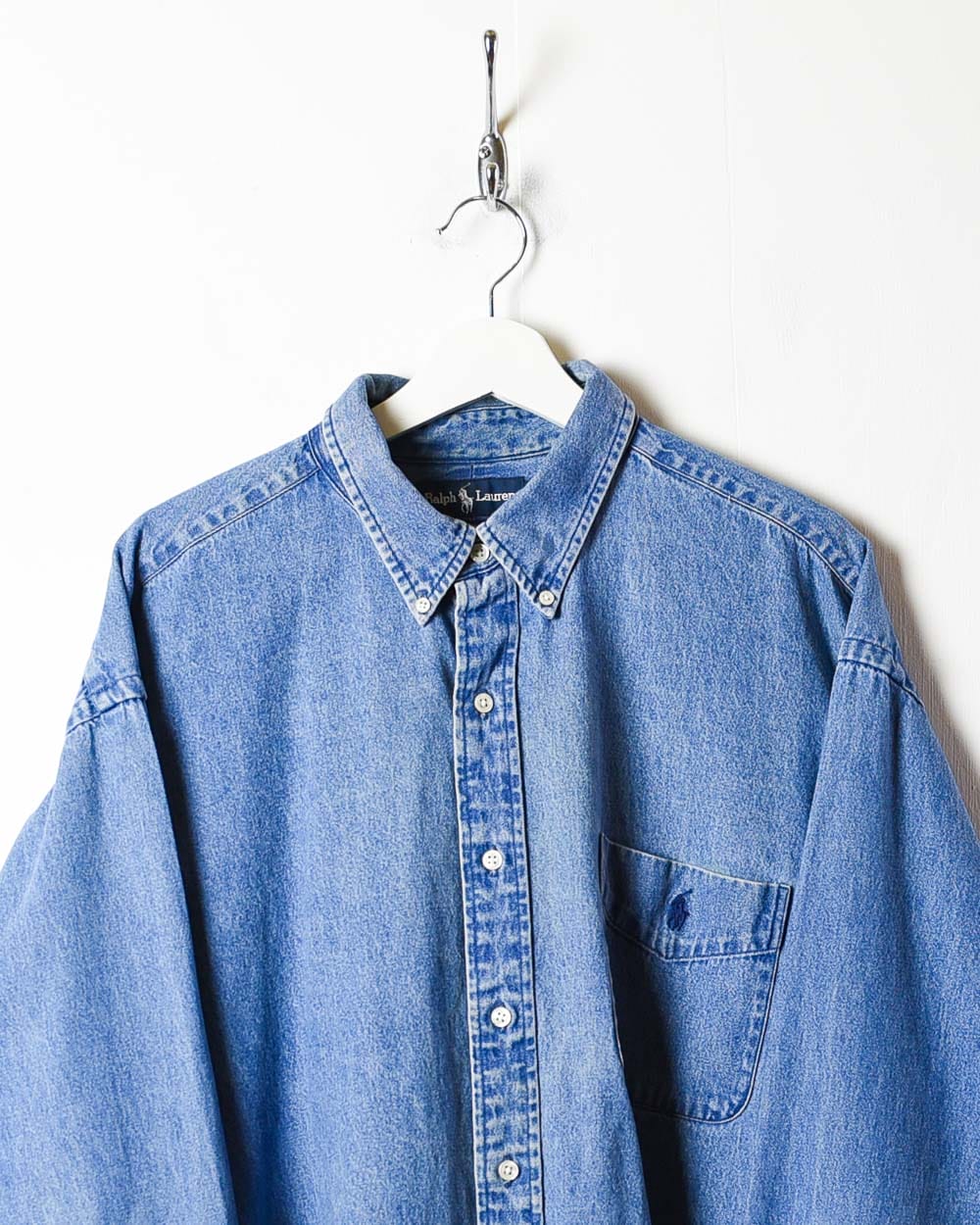 Vintage Polo Ralph Lauren Denim Shirt - X-Large – Domno Vintage