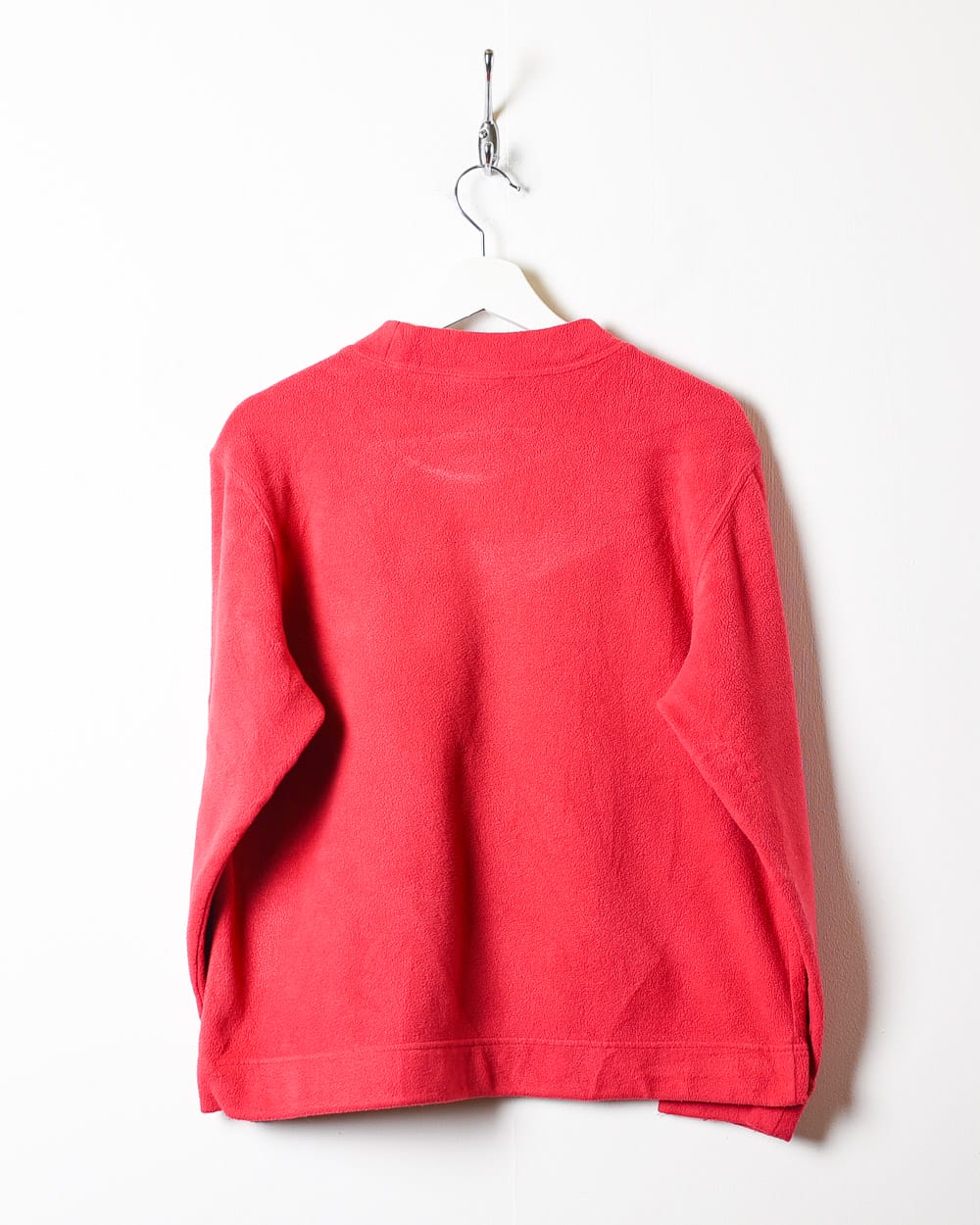 Red Adidas Fleece Sweatshirt - Medium Women's