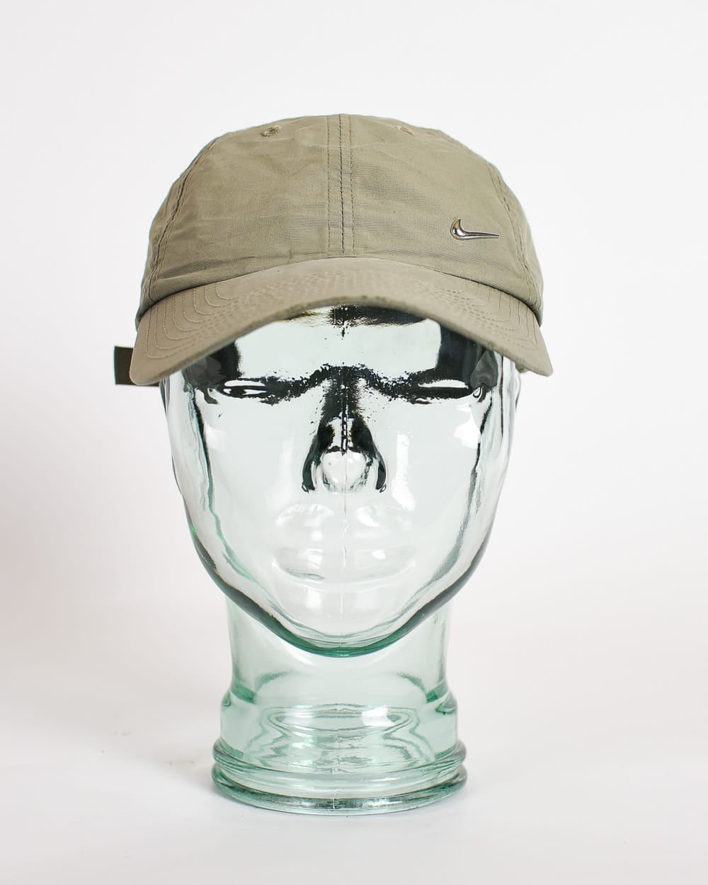 Neutral Nike Metal Swoosh Cap