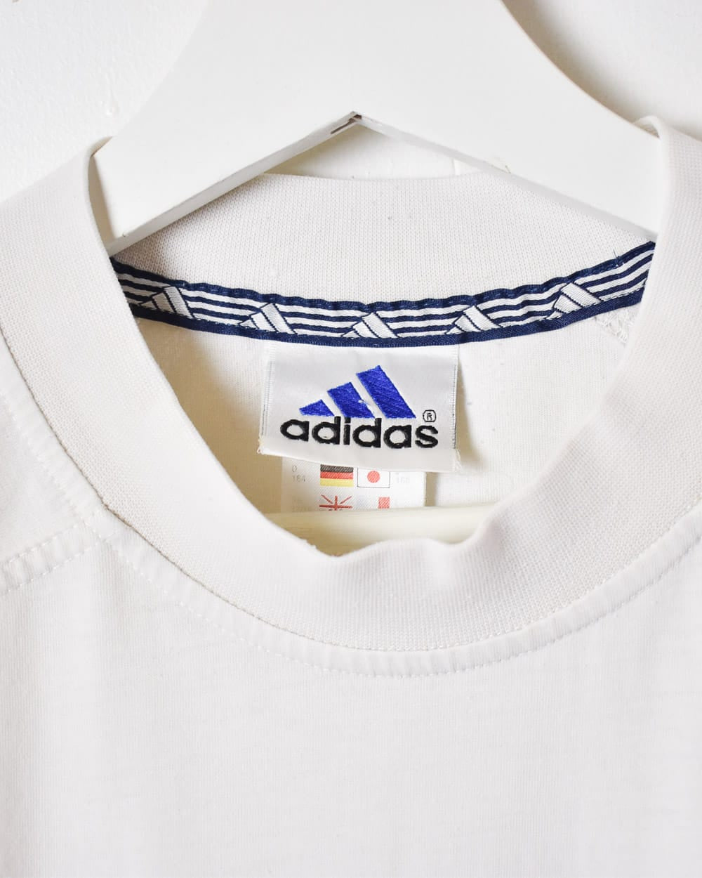 White Adidas T-Shirt - Medium