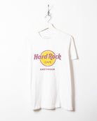 White Hard Rock Cafe Amsterdam T-Shirt - Small