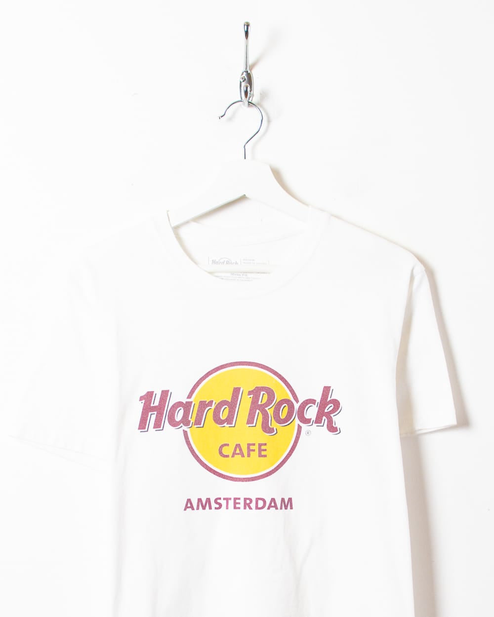 White Hard Rock Cafe Amsterdam T-Shirt - Small