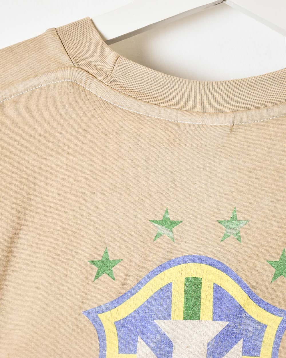 Brown Nike Brazil T-Shirt - Small