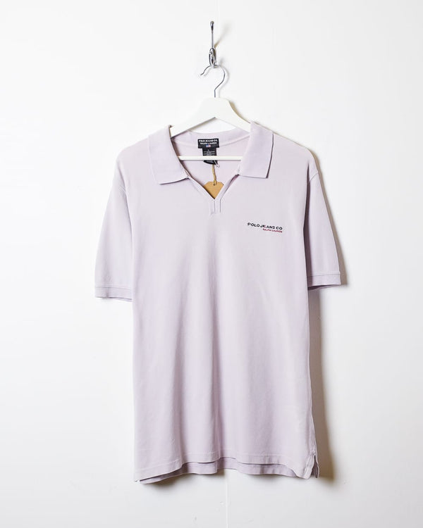 Pink Polo Jeans Co Ralph Lauren Polo Shirt - Large