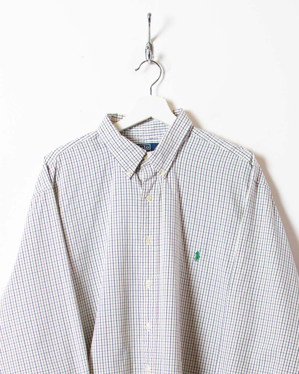 Neutral Polo Ralph Lauren Checked Shirt - XX-Large