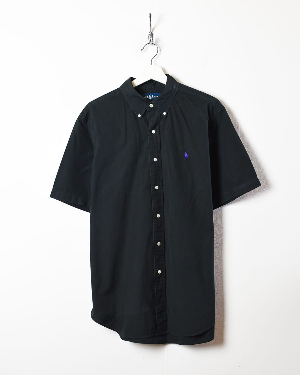Black Polo Ralph Lauren Short Sleeved Shirt - Large