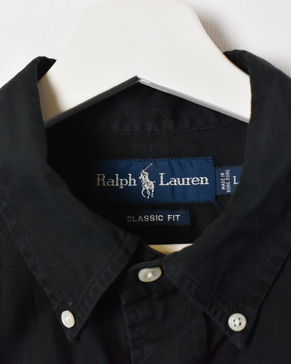 Black Polo Ralph Lauren Short Sleeved Shirt - Large