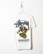 White Stussy Spring 20 T-Shirt - Small