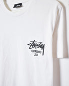 White Stussy Spring 20 T-Shirt - Small