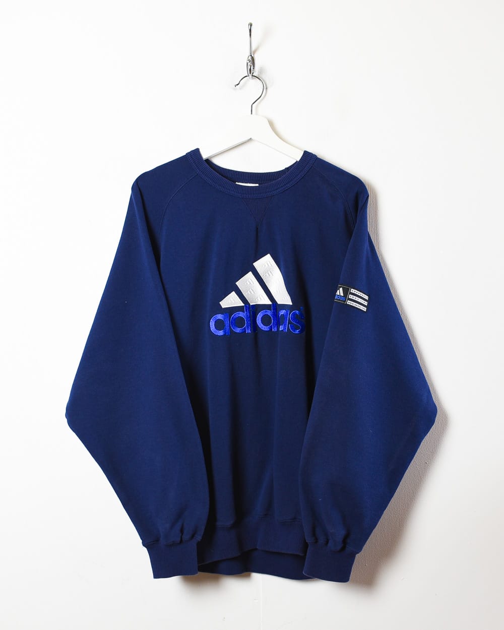 Blue vintage best sale adidas sweatshirt