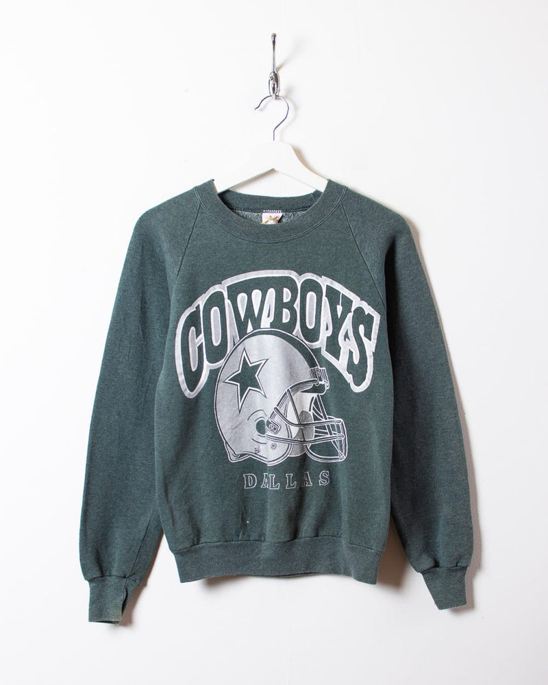 Vintage 90s Grey NFL Dallas Cowboys Sweatshirt - Small Cotton– Domno Vintage