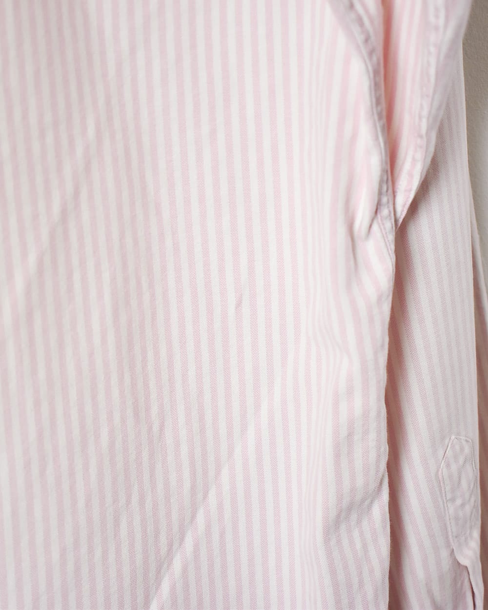 Pink Burberry Striped Shirt - Large