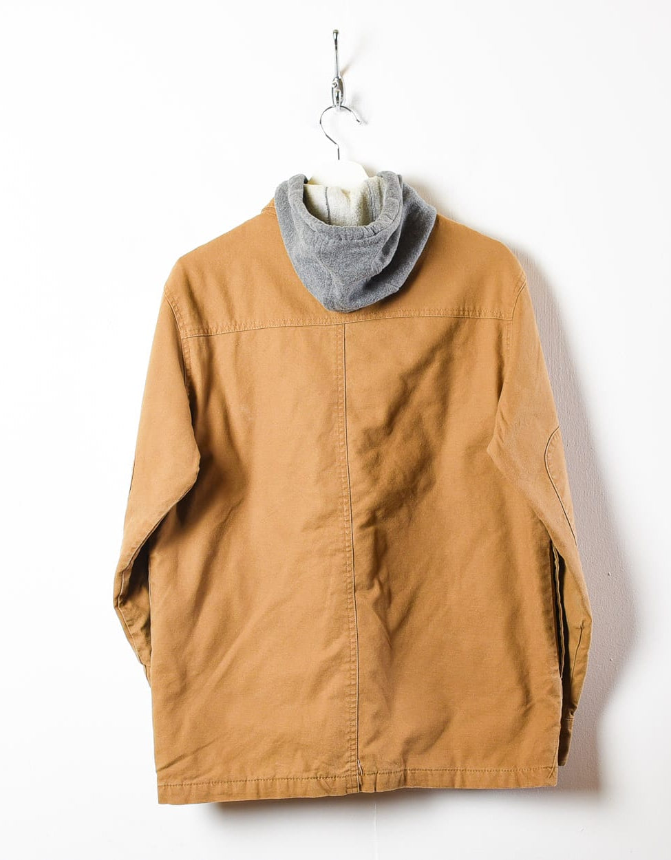 Brown Dickies Padded Hooded Overshirt Jacket - Small