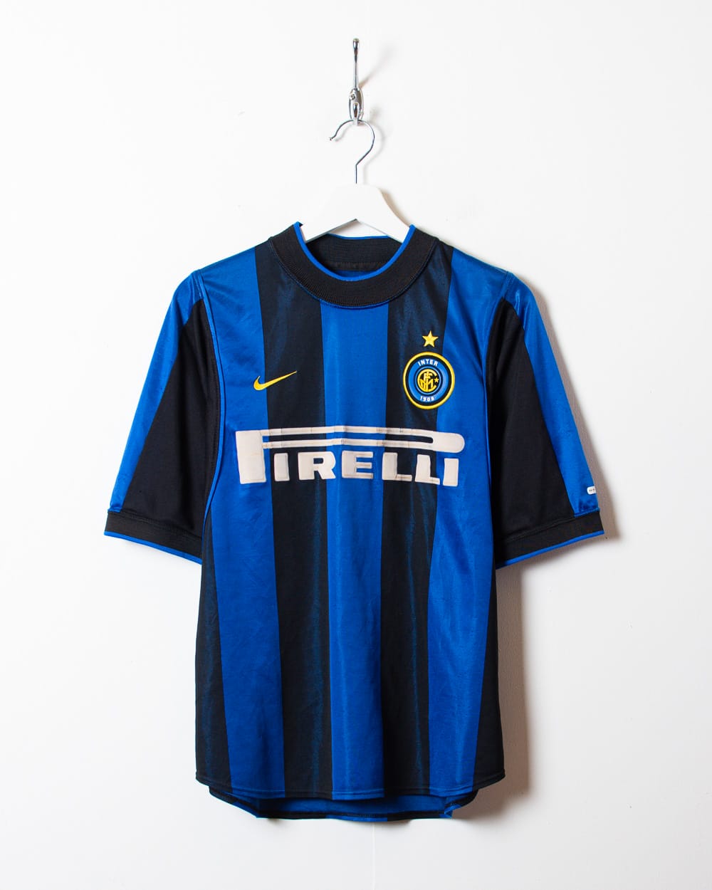 Blue Nike Inter Milan 2000/01 Home Shirt - Small