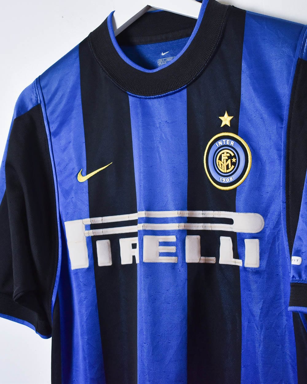 Blue Nike Inter Milan 2000/01 Home Shirt - Small