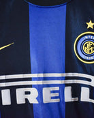 Blue Nike Inter Milan 2000/01 Home Shirt - Small