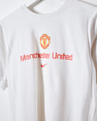 White Nike Manchester United T-Shirt - Small