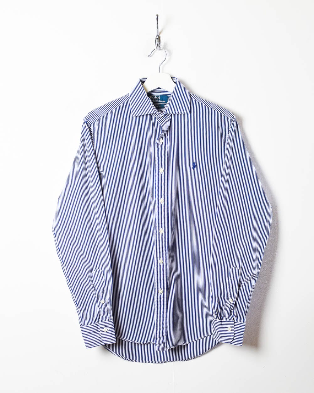 Blue Polo Ralph Lauren Regent Striped Shirt - Medium