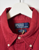 Red Polo Ralph Lauren Shirt - Large
