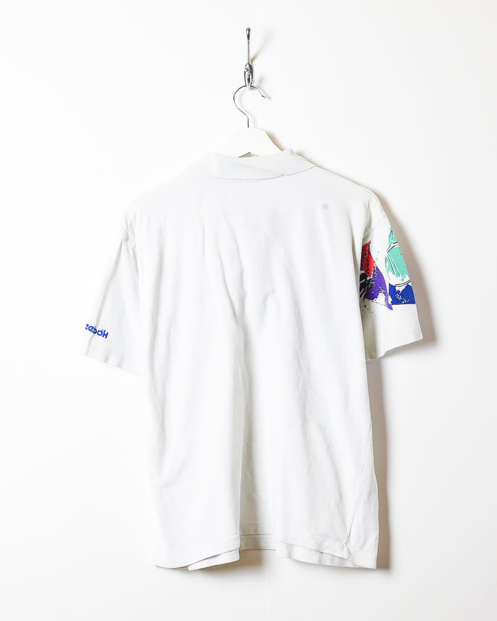 White Reebok Polo Shirt - X-Small