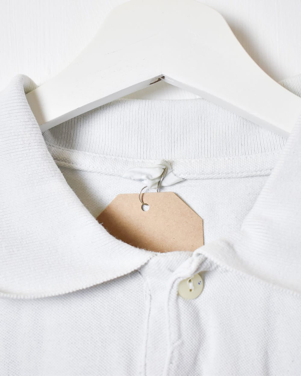 White Reebok Polo Shirt - X-Small