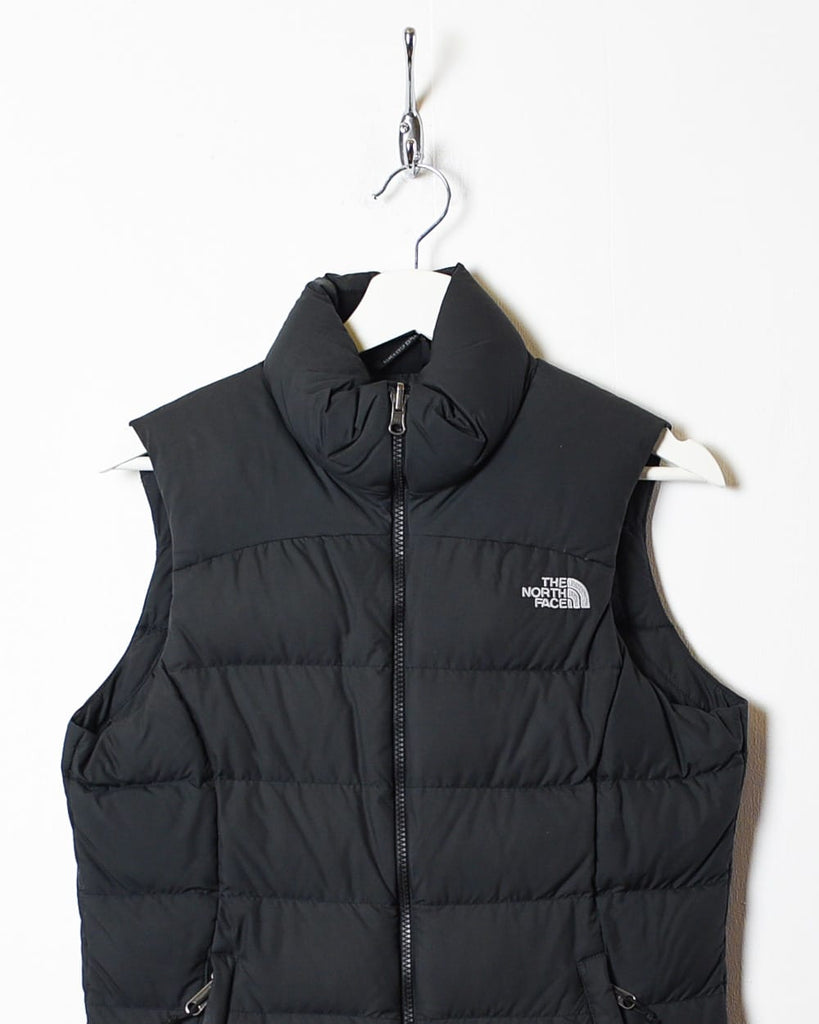 womens black north face gilet