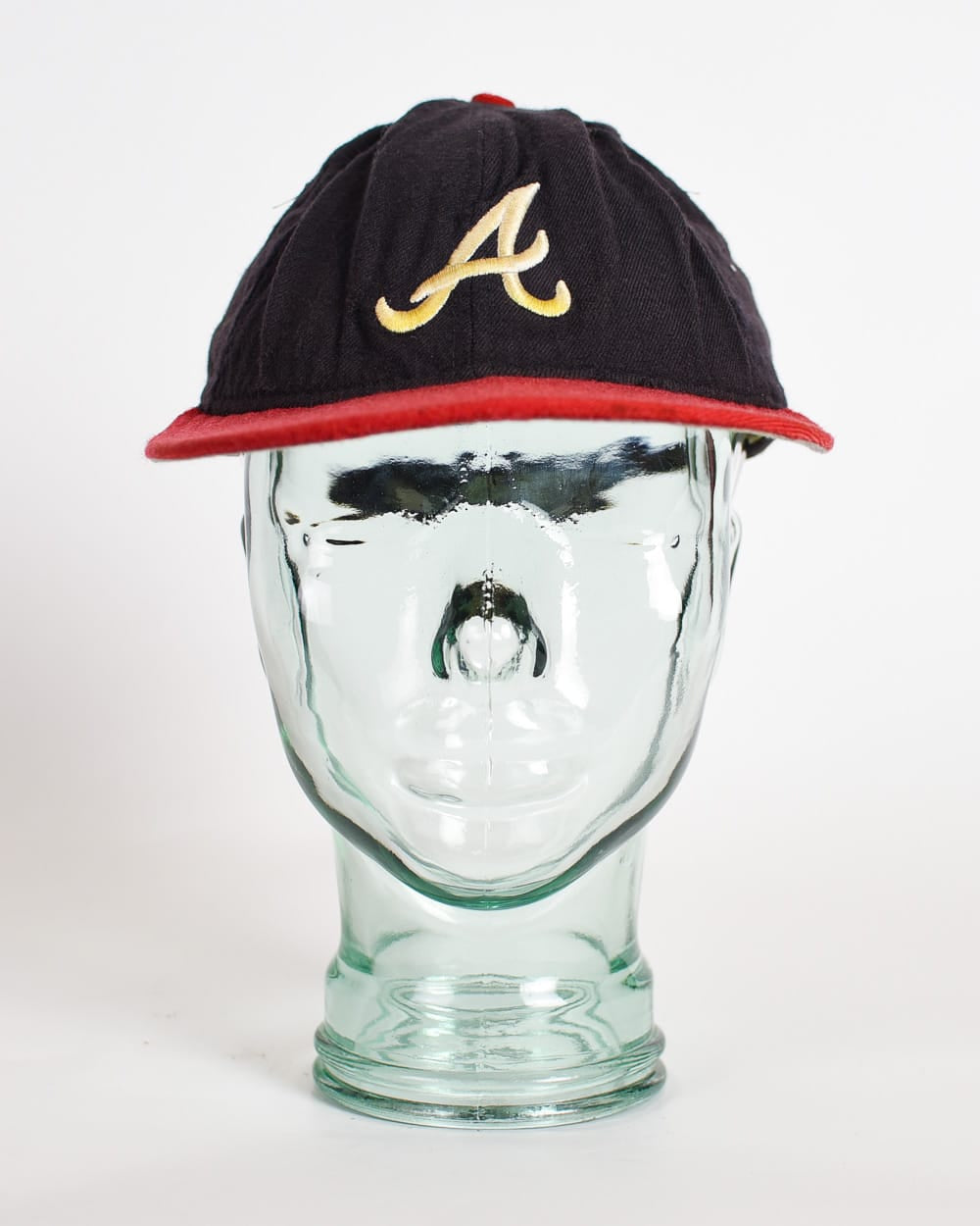 Vintage 90s Black New Era MLB Atlanta Braves Cap Wool– Domno Vintage