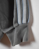 Grey Adidas Zip-Through Hoodie - Small