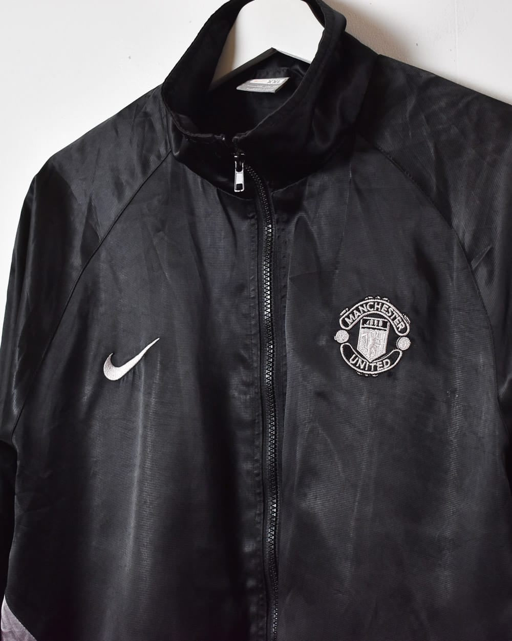 Black Nike Manchester United Training Windbreaker Jacket - XX-Large