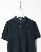 Black Polo Ralph Lauren Polo Shirt - Medium