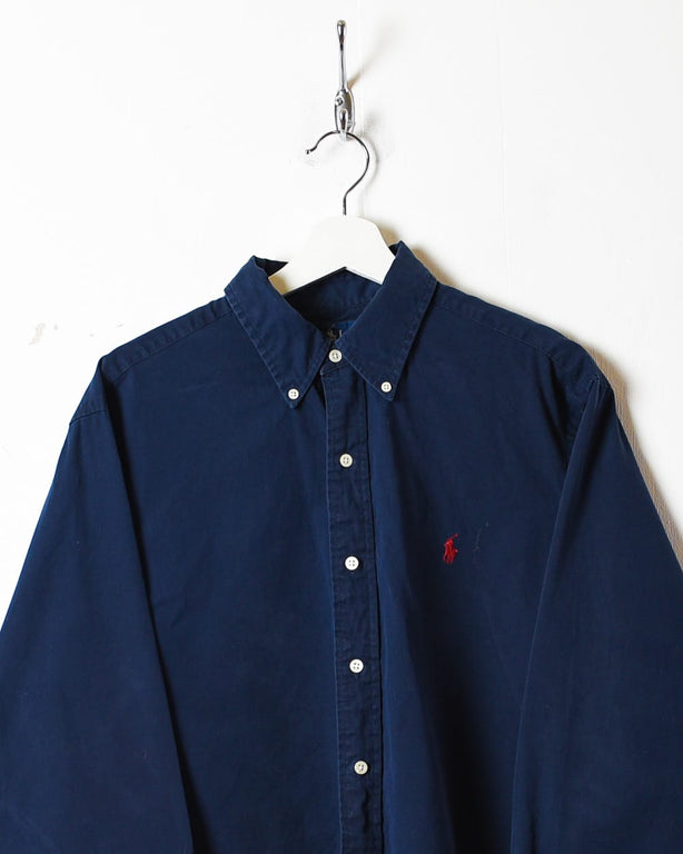 Navy Polo Ralph Lauren Shirt - Large