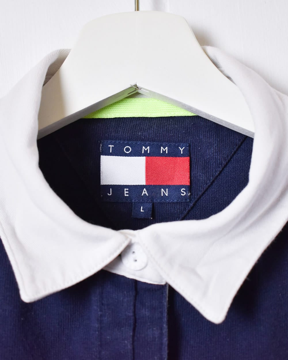 Navy Tommy Hilfiger Jeans Rugby Shirt - Small