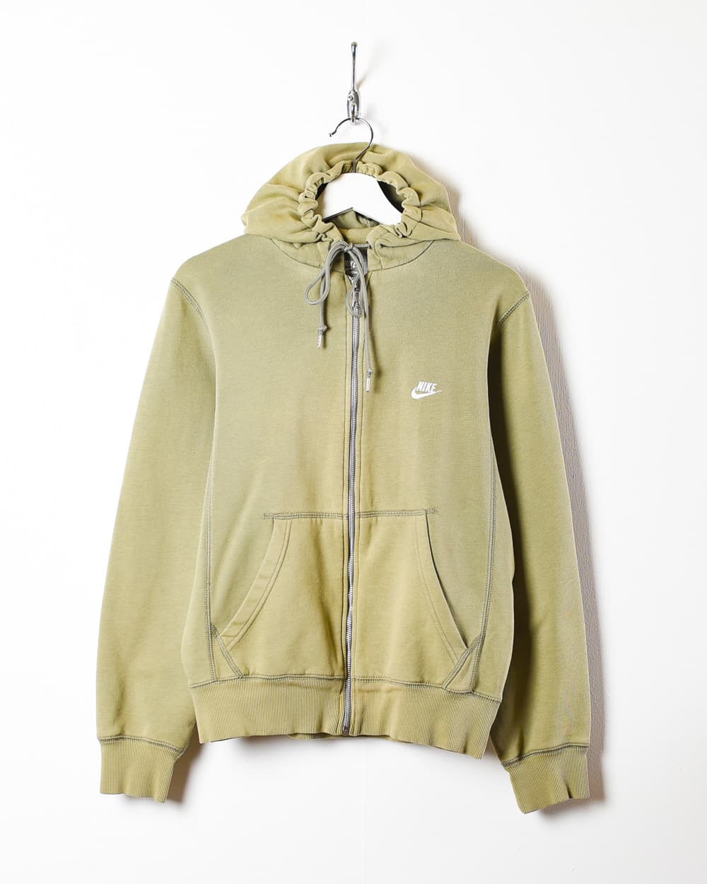 Nike Zip-Through Hoodie - Small - Domno Vintage 