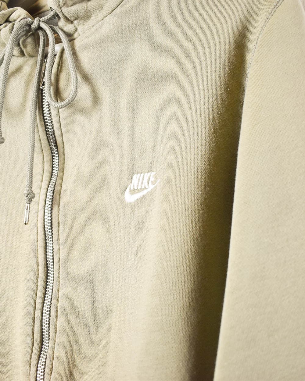 Nike Zip-Through Hoodie - Small - Domno Vintage 