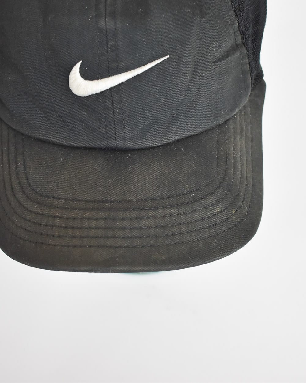 Vintage 90s Black Nike Mesh Cap Polyester – Domno Vintage