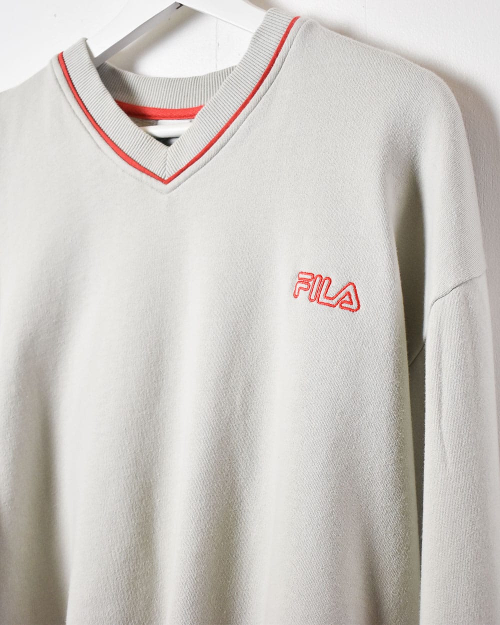 Stone Fila Sweatshirt - Large