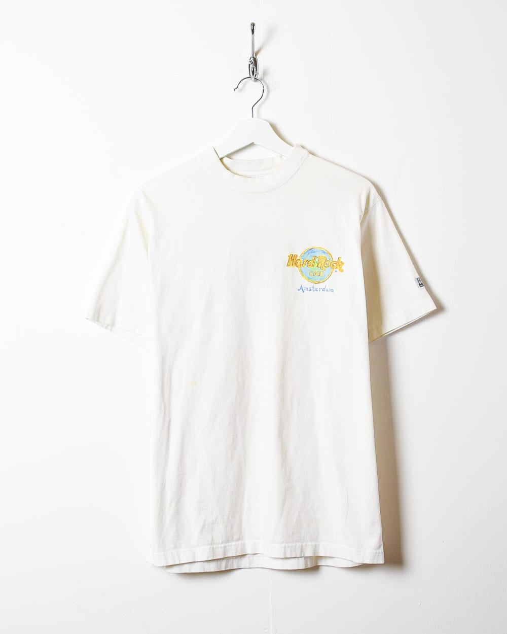 White Hard Rock Cafe Amsterdam T-Shirt - Small