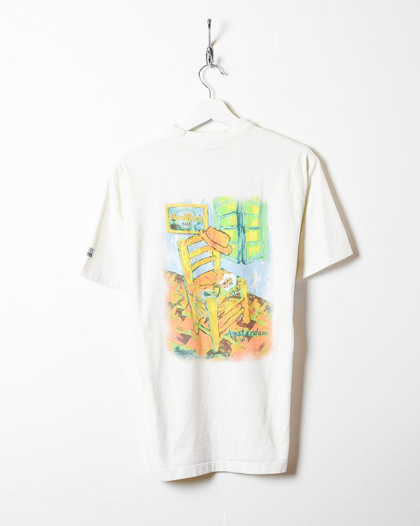 White Hard Rock Cafe Amsterdam T-Shirt - Small