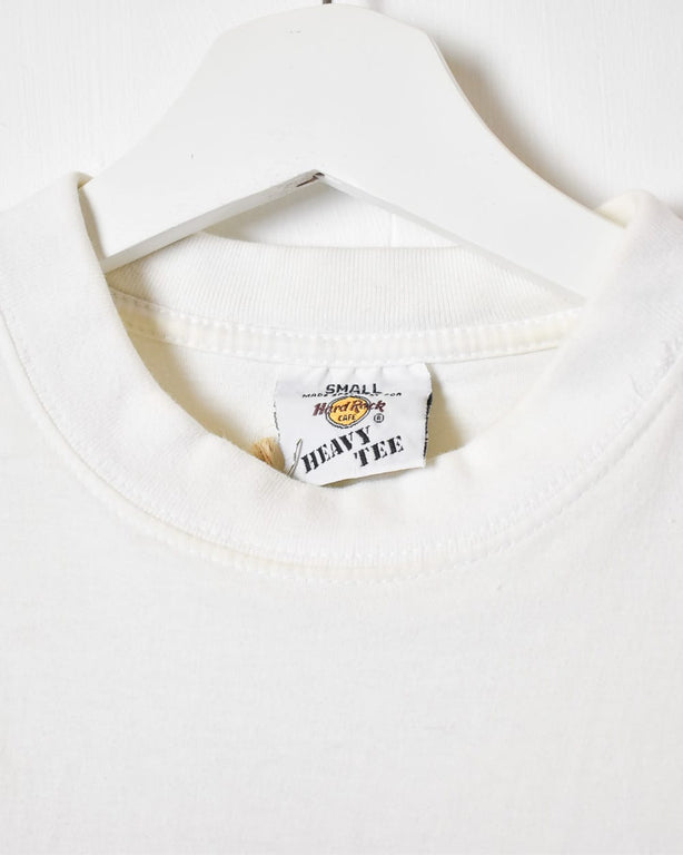 White Hard Rock Cafe Amsterdam T-Shirt - Small