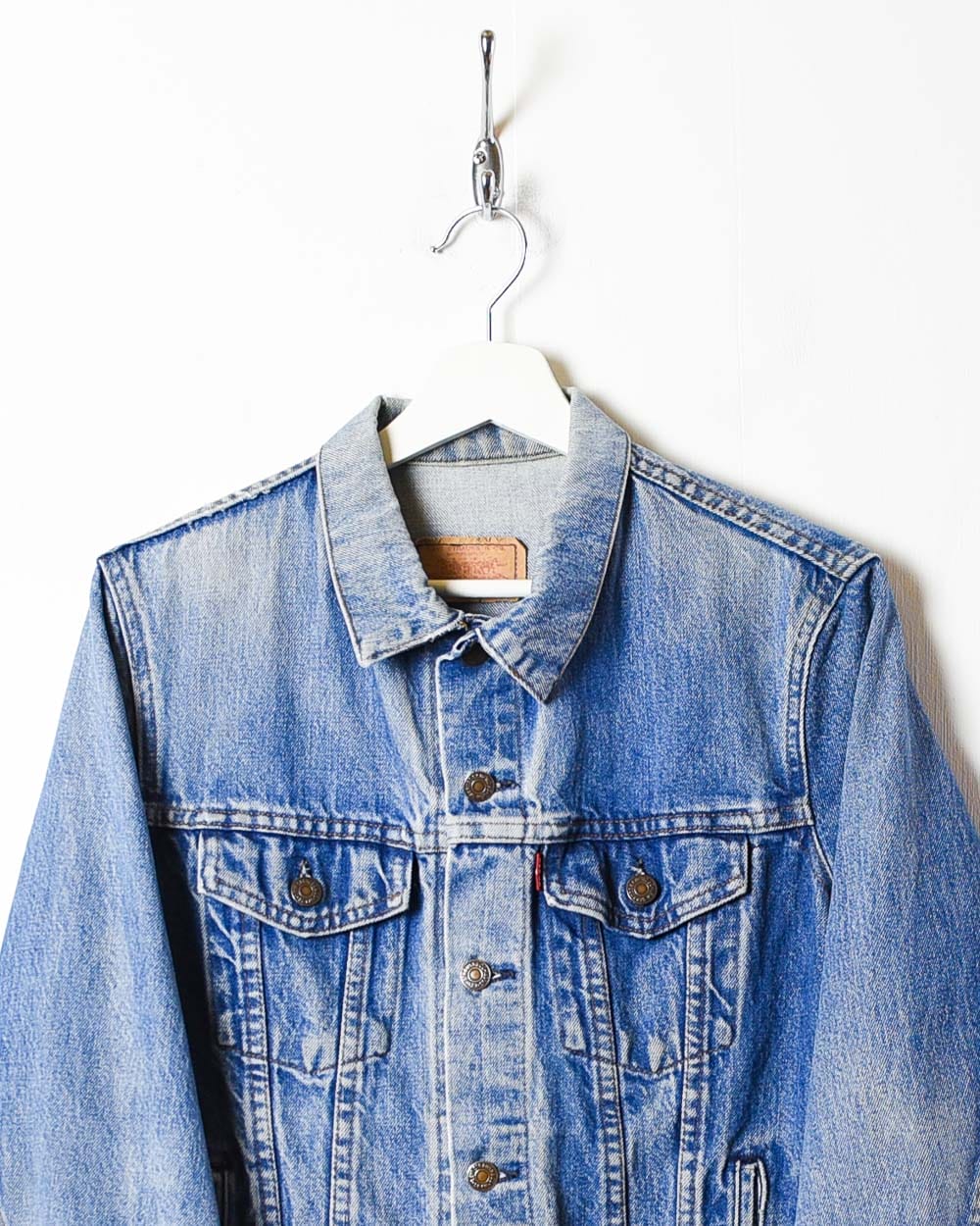 Blue Levi's Denim Jacket - Small Women's