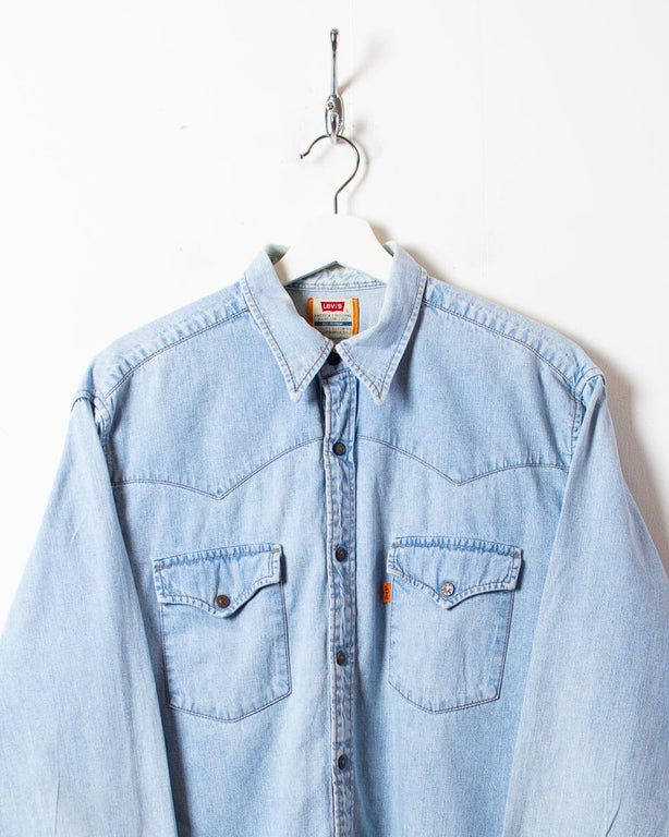BabyBlue Levi's Denim Shirt - Large