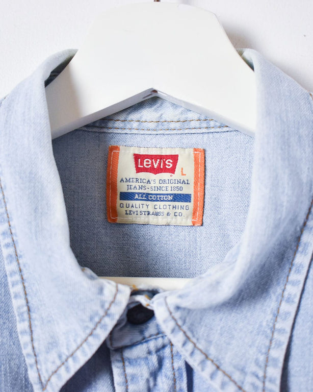 BabyBlue Levi's Denim Shirt - Large