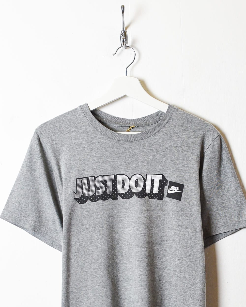 Stone Nike Just Do It T-Shirt - Small