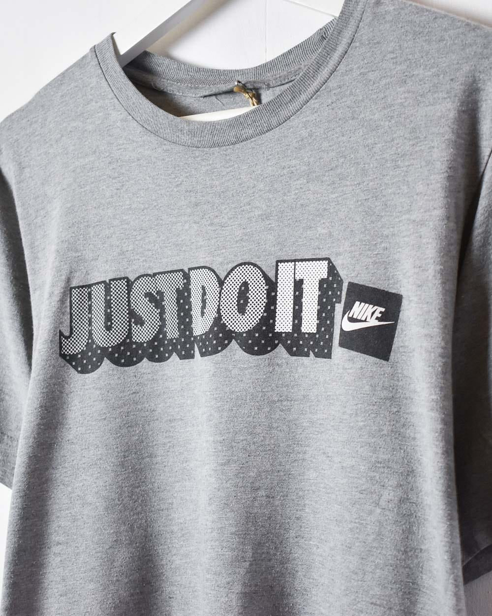 Stone Nike Just Do It T-Shirt - Small