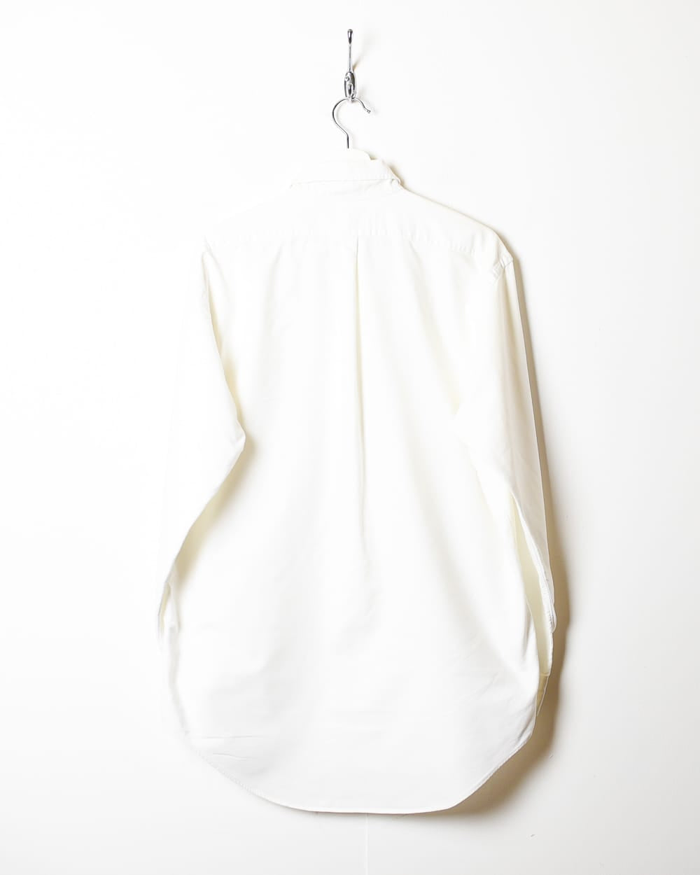 White Polo Ralph Lauren Yarmouth Shirt - Medium