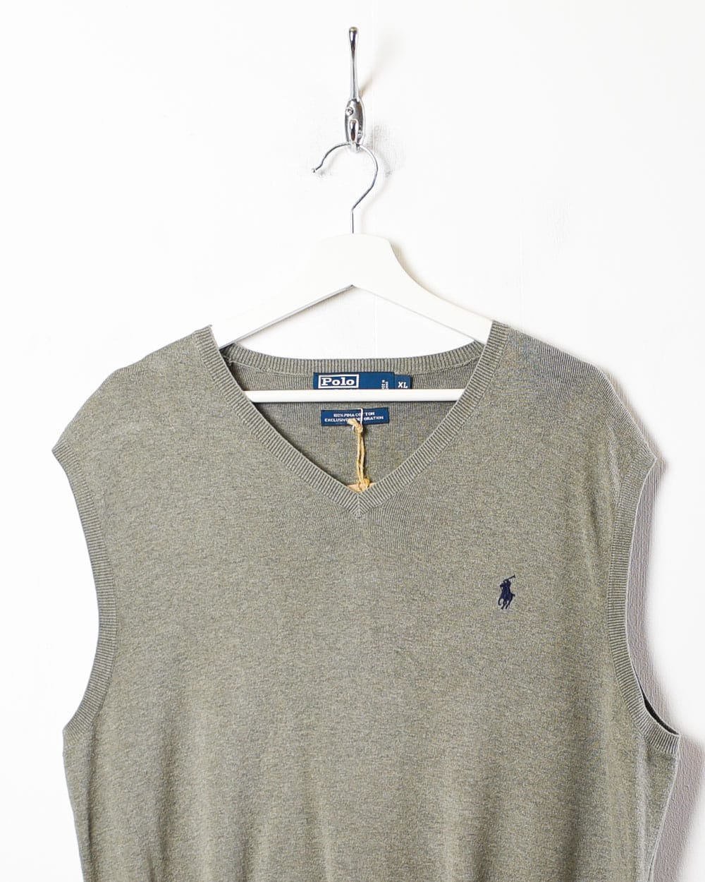 Grey Ralph Lauren Sweater Vest - X-Large
