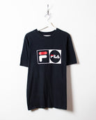 Black Fila T-Shirt - Large