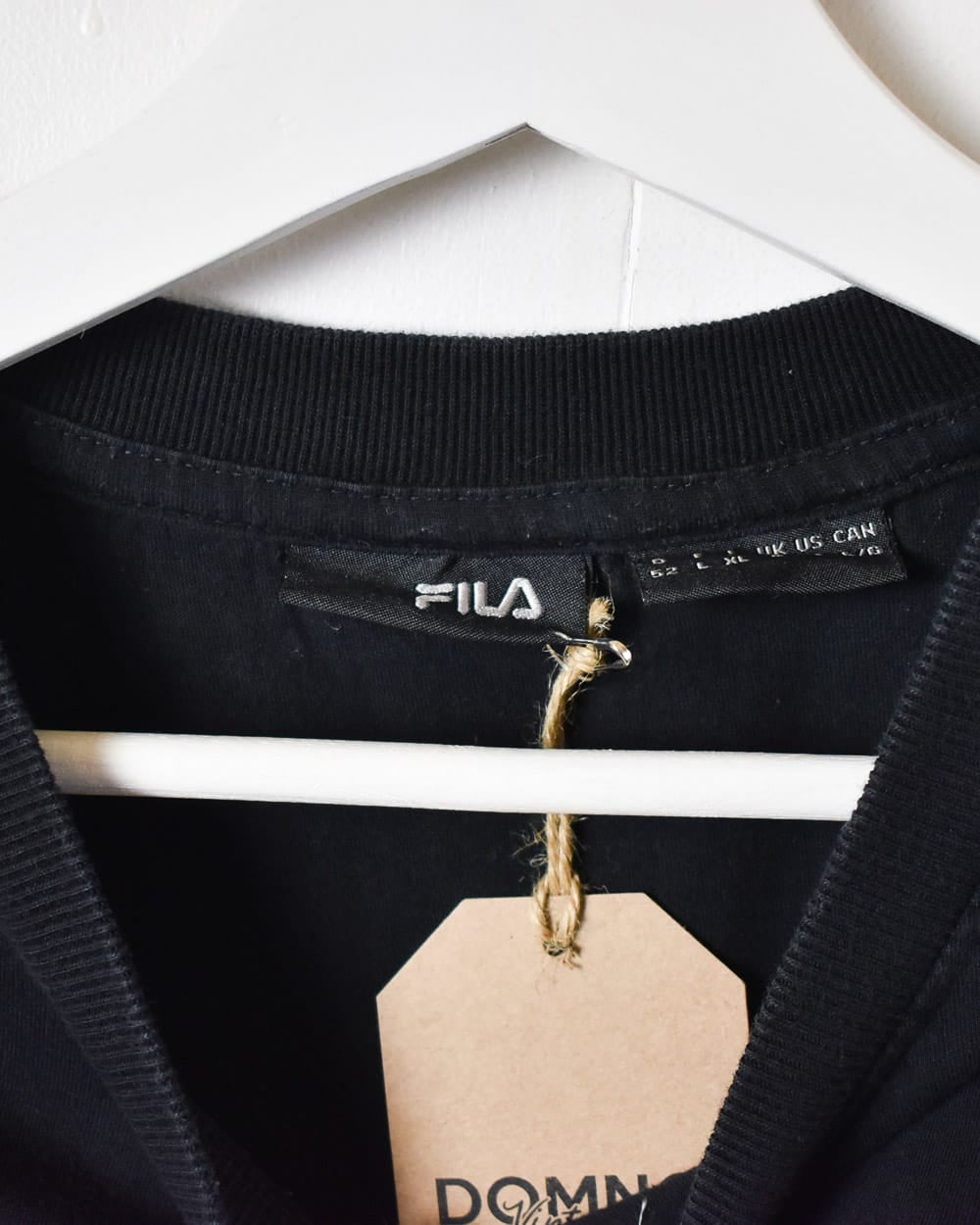 Black Fila T-Shirt - Large