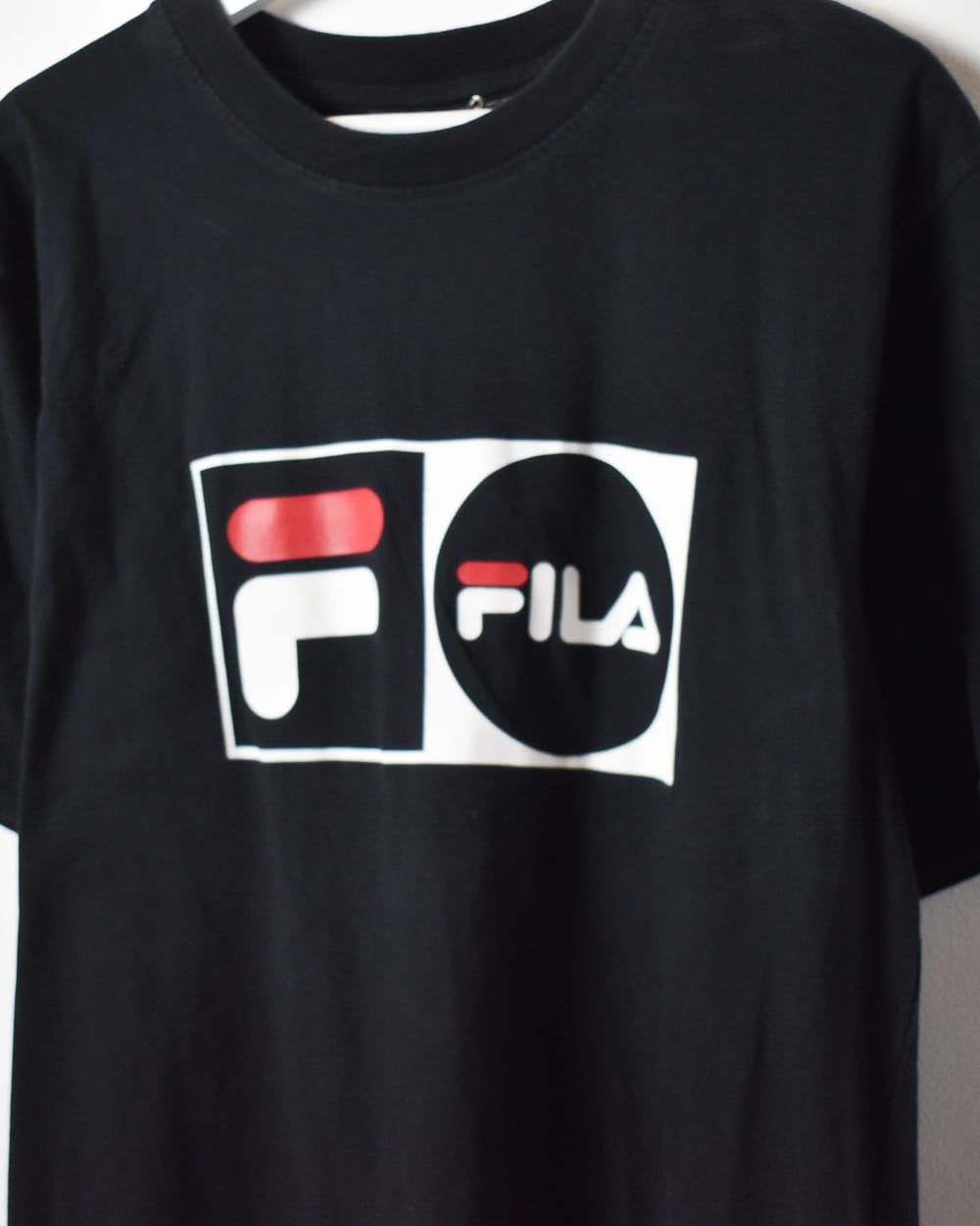 Black Fila T-Shirt - Large