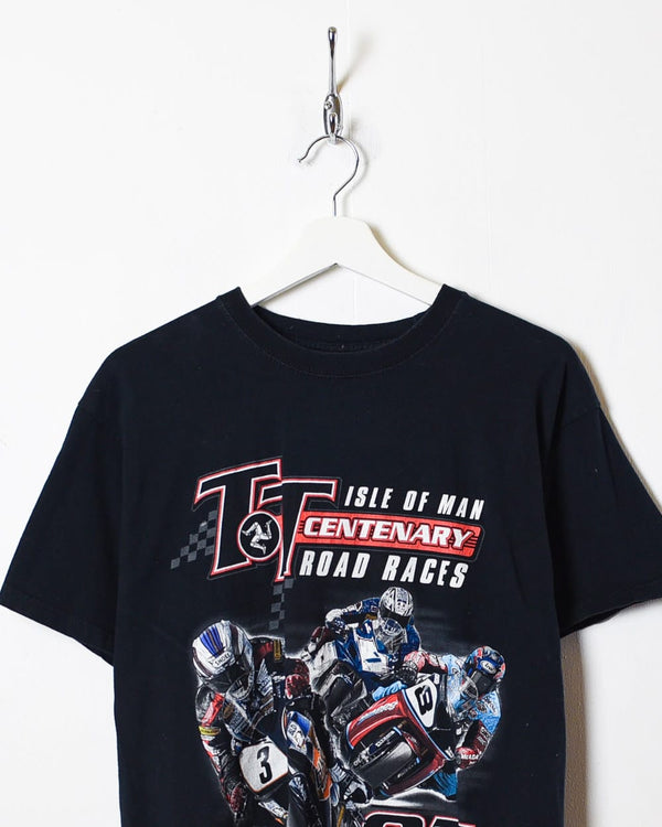 Black Isle Of Man TT Centenary Road Races T-Shirt - Medium